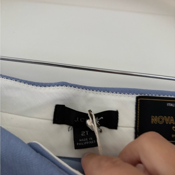 NWT J. Crew Willa Italian Wool Trouser Nova Tides Tall Classic Dark Seascape - Picture 7 of 9